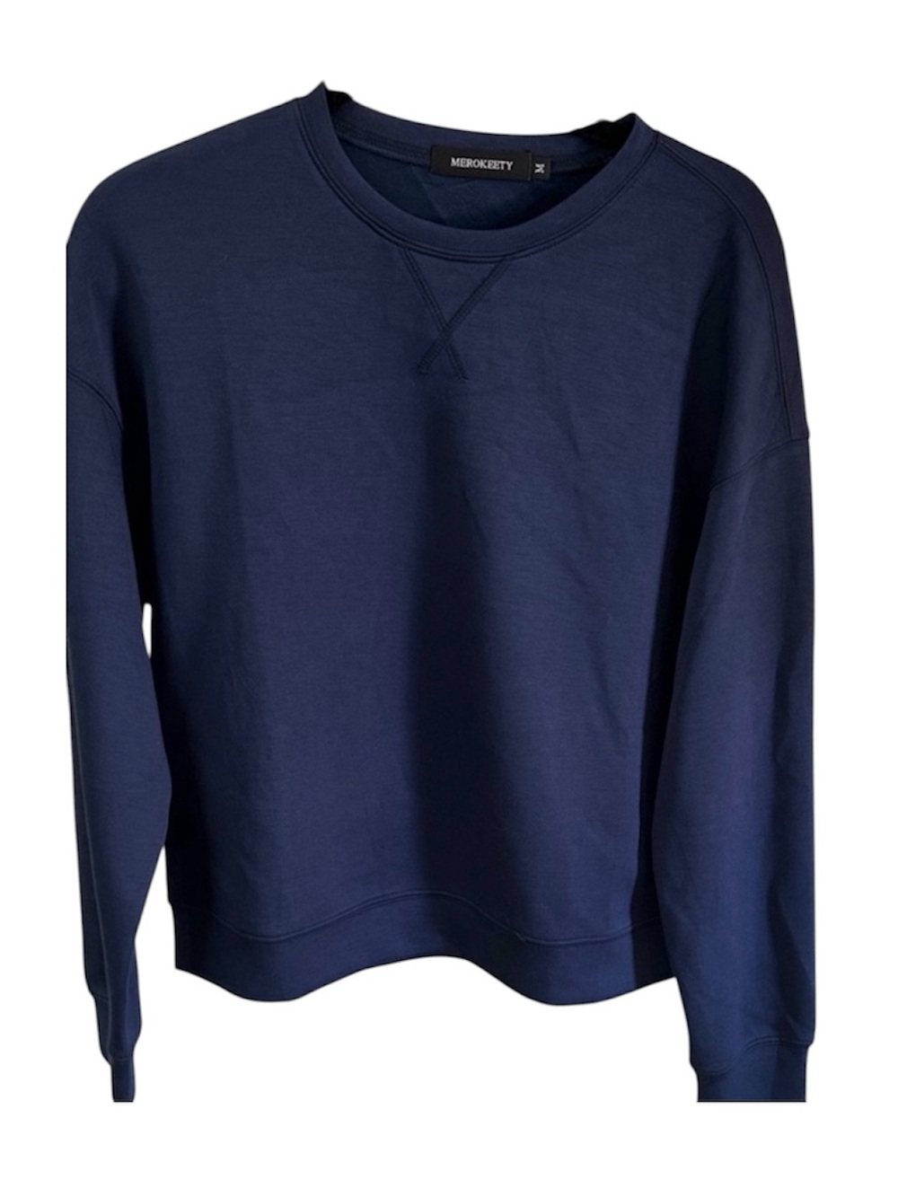MEROKEETY Women's Medium Long Sleeve Sweatshirt